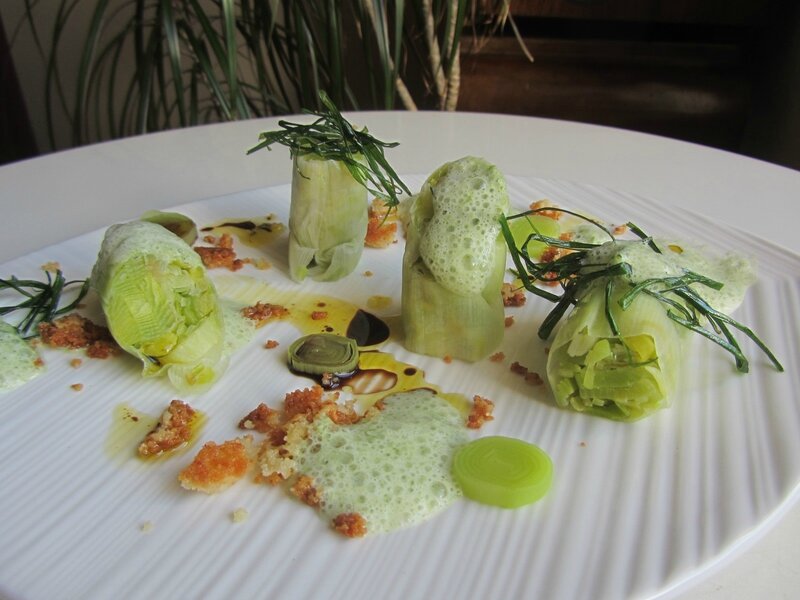 Poireau vinaigrette de Philippe Etchevest Le Palais des Saveurs