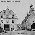 Croissanville - la place de l'église