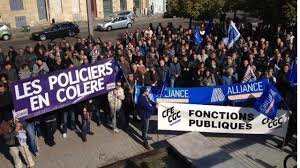 Résultat de recherche d'images pour "manifestation police france"