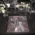 Table réveillon St sylvestre argent
