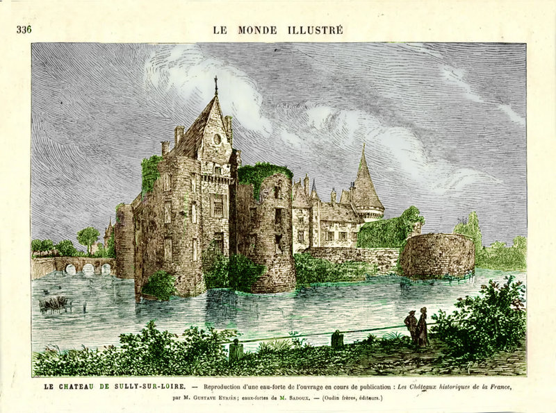 En 1396, Gui de La Trémoille lance la construction du donjon de Sully-sur-Loire