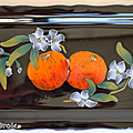 Vaisselle ... plat à cake longwy * fleurs d'oranger 
