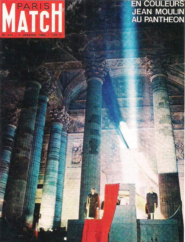 une mythe résistancialiste - Paris Match transfert cendre Jean Moulin Panthéon