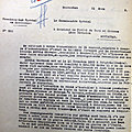 Les italiens surveillés quant à l'achat de terre en 1943