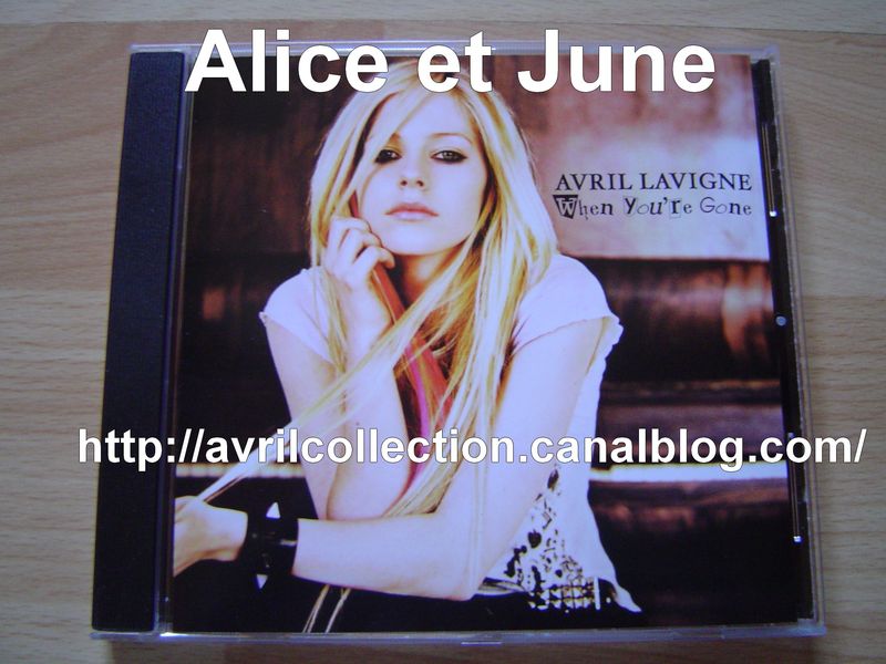 CD promotionnel When You're Gone-version européenne (2007)