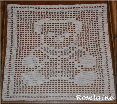 Roselaine34 crochet filet teddy