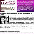 Sensibilisation à la violence envers les femmes : un programme et des actions organisées à destination des femmes du monde rural