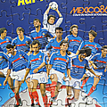 Jeu ... puzzle football coupe du monde * mexico 86