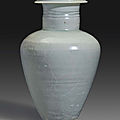 A northern celadon vase, china, northern song dynasty (ad 960-1127)