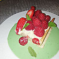 Tarte aux fraises et aux framboises 