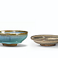 A junyao bowl and a small dish, yuan-ming dynasty (1279-1644)