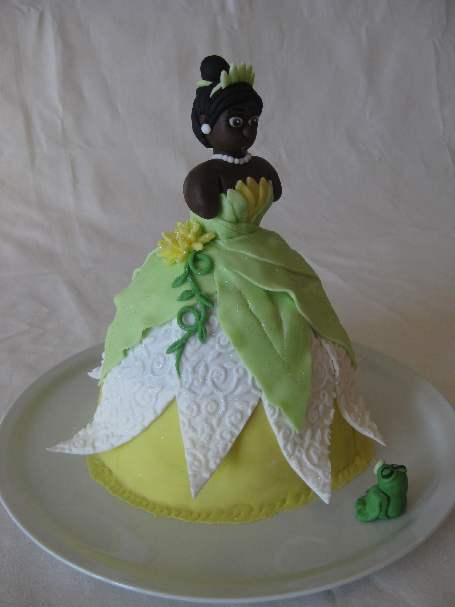 Tiana S Cake Gateau La Princesse Et La Grenouille Les Hobbies D Aurelie