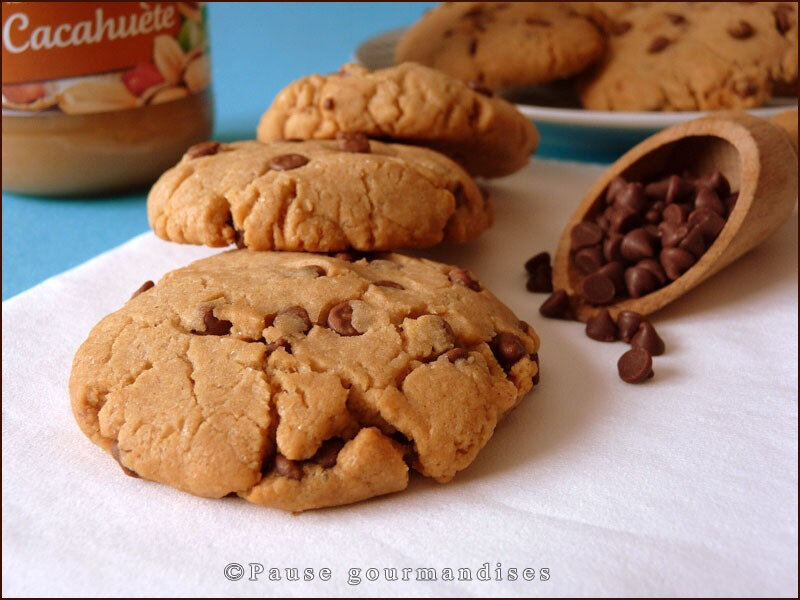 Cookies aux pépites de chocolat au lait et beurre de cacahuète (11)