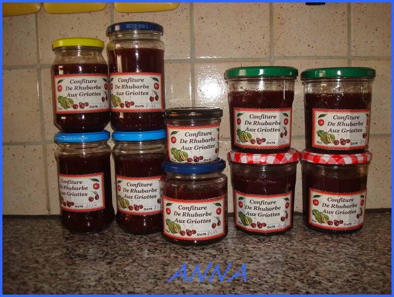 CONFITURE RHUBARBE / CERISE PASSIONDANNA1