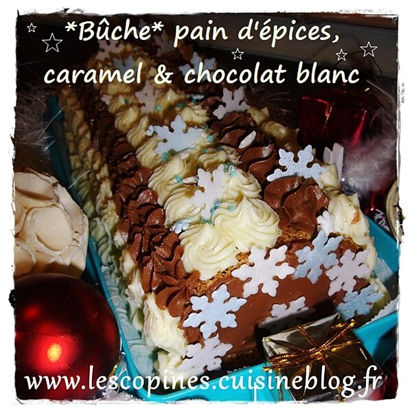 Bûche de Noël Poire & chocolat. - Petites Recettes Entre Copines by  Celinou