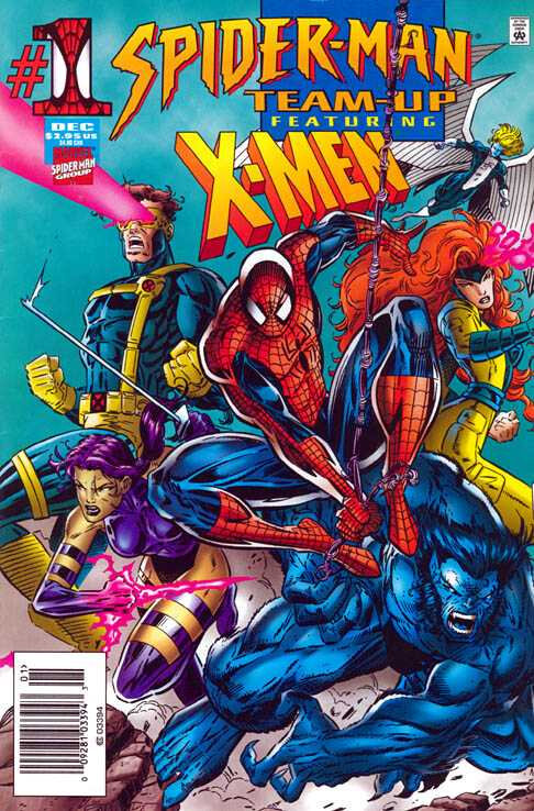 spiderman team-up 1995 01 spiderman & x-men