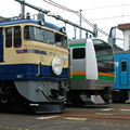 Dépôt d'Oimachi, EF 65 501, JR E233-3500 & JR 201.