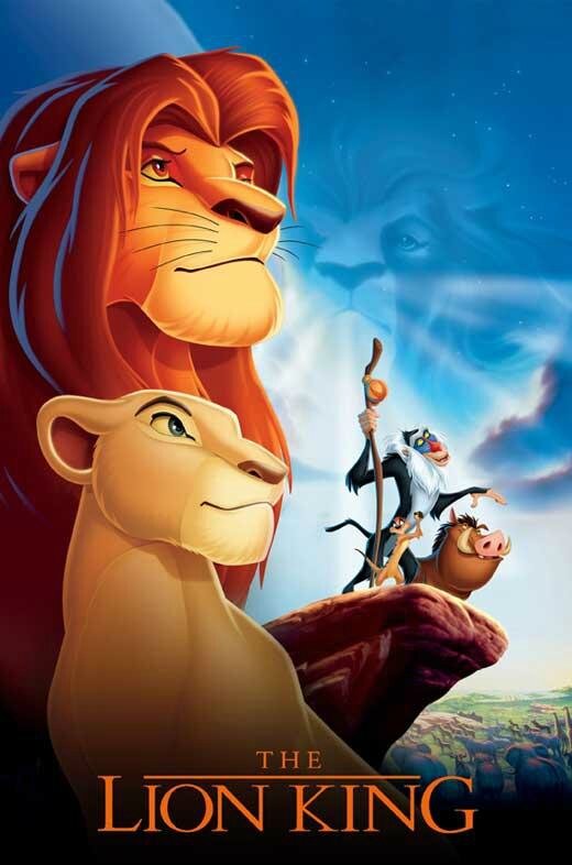 Affiche du Roi Lion, 1994