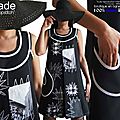 Une robe trapèze au patchwork couture : un mélange fantaisiste aux imprimés chics chez isamade.