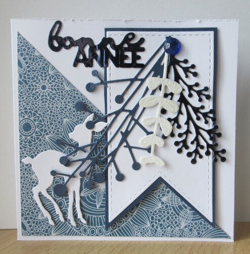 carte reçue Chantal - voeux 2019