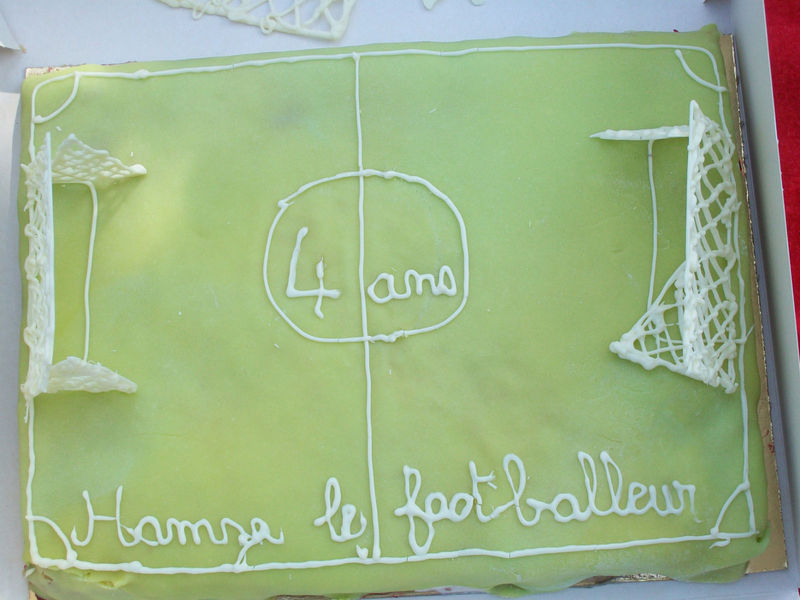 Gateau Terrain De Football Les Essais Culinaires D Oum Hamza