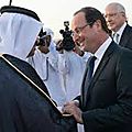 Hollande au qatar !
