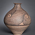 Jar with spiral designs, northwest china, neolithic period, majiayao culture, majiayao phase (3300-2650 bc)