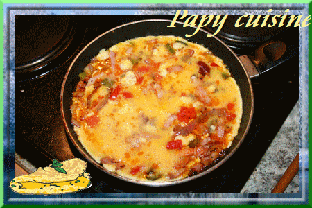 Anim rea omelette