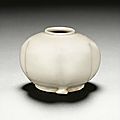 A white-glazed water pot, Tang dynasty (618-907)