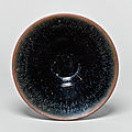 A black-glazed 'hare's fur' bowl, song dynasty (960-1279)