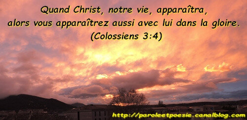 Colossiens 3 4 Verset Biblique Illustre Vois Et Viens
