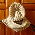 Un ensemble bonnet et snood tweed