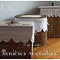 Trio de panières revisitées 2019