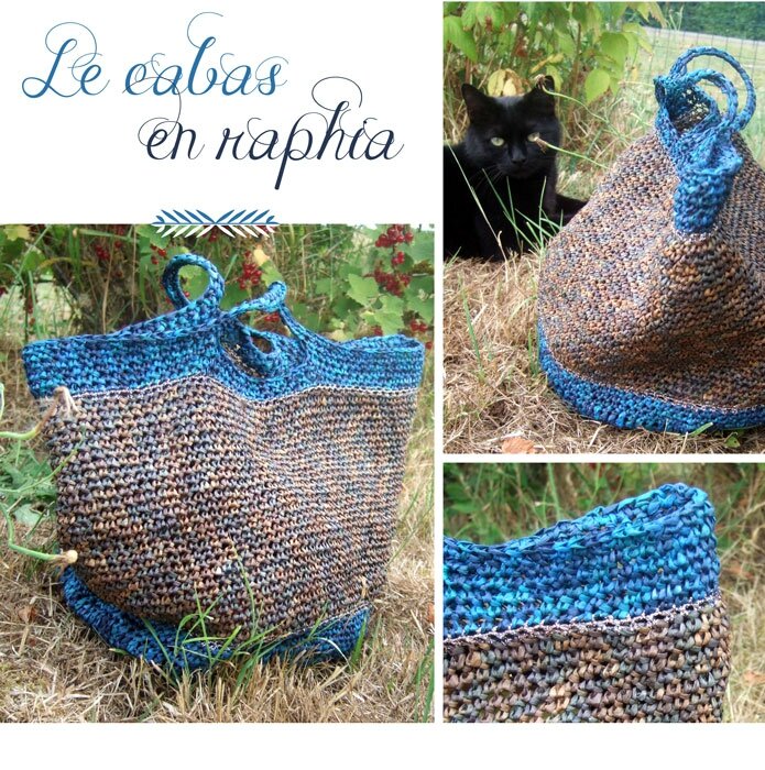 Tuto sac outlet raphia