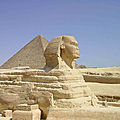 SPHINX ET PYRAMIDE DE GIZEH