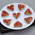 Financiers aux pralines roses