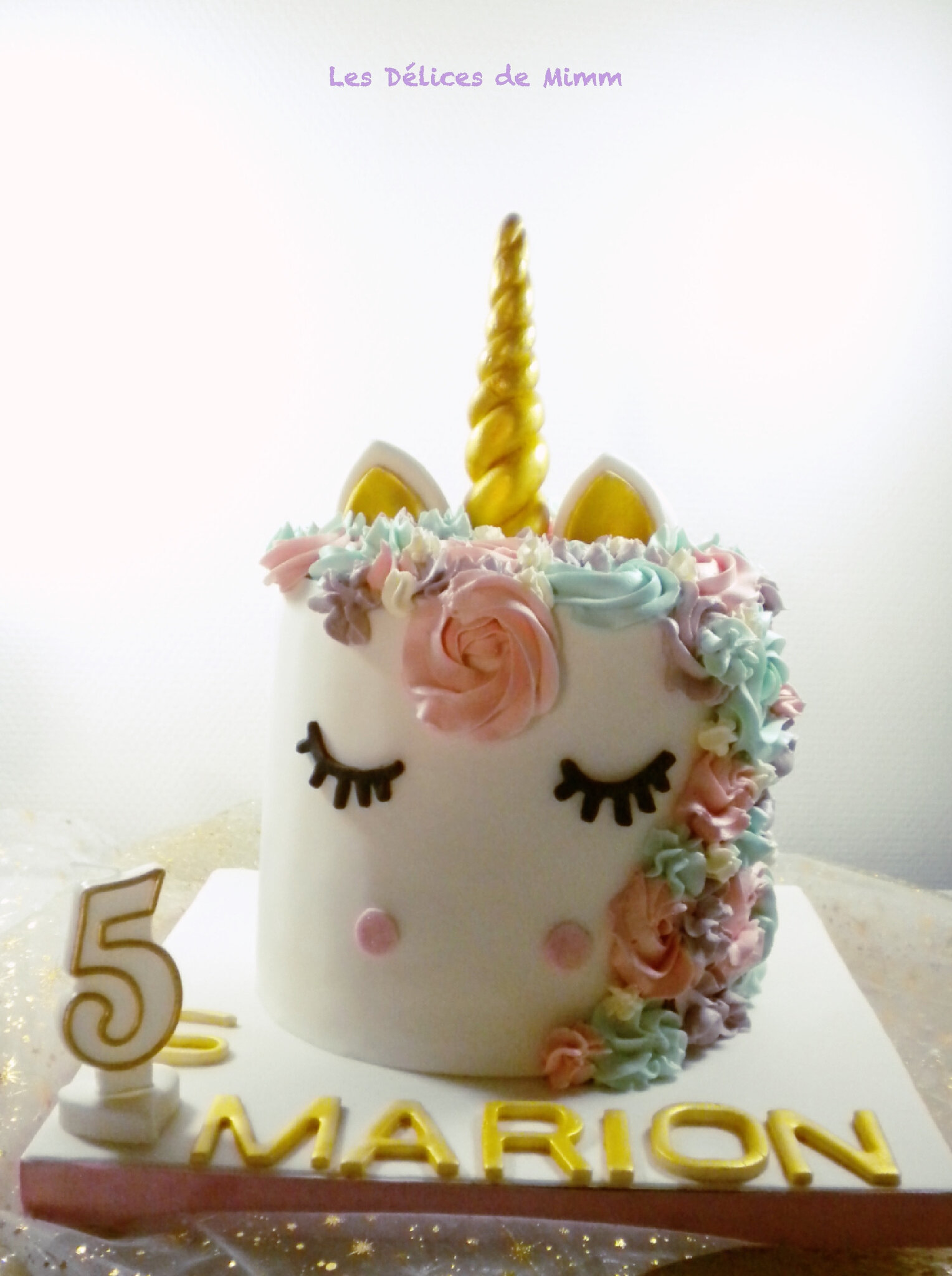 Recette gâteau d'anniversaire Licorne - Cake Design - Une French