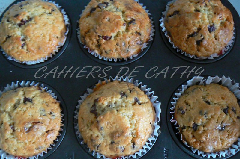 Recette - Muffins aux pépites de chocolat comme chez maman en vidéo 