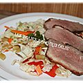 Magret de canard à l'asiatique