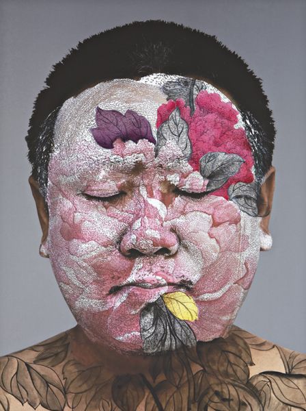 Huang Yan, Chinese Landscape - Tattoo, 1999 & Self Portrait, 2008