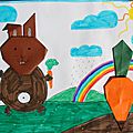 …et si on donnait une carotte au lapin?