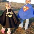Calendrier de l'avent - j 09 *** je coud une cape de superhéro !!