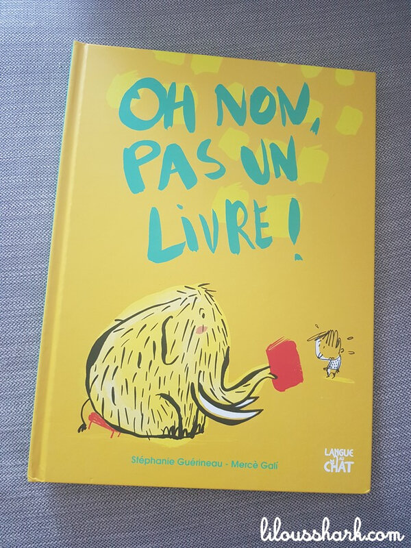 oh non pas un livre langue au chat
