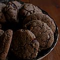 Cookies au sarrasin, aux noisettes et au chocolat (les cookies du placard)
