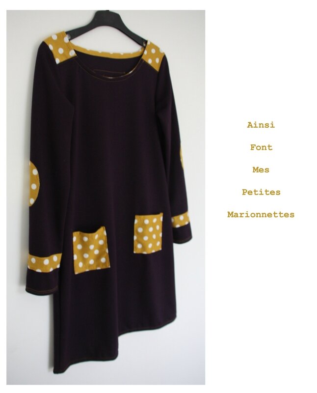 robe violette jaune 1