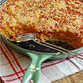 Gratin patate douce, lait de coco & comte