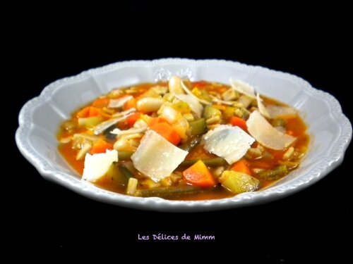 Minestrone Laurent Mariotte - Plaisirs & joies des papilles