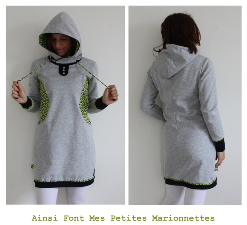 robe sweat grise 7