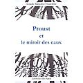 Proust et le miroir des eaux, d'armelle barguillet-hauteloire