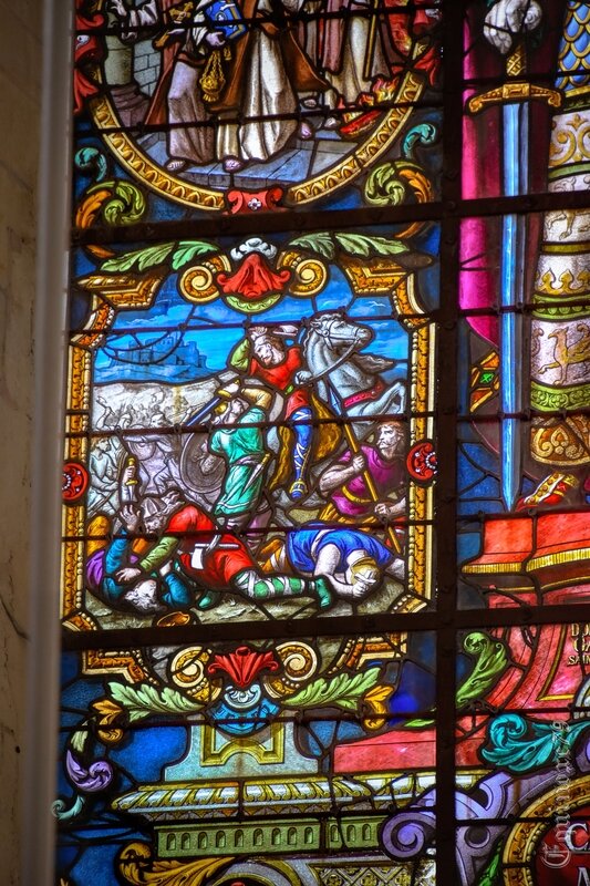 Charlemagne l’abbatiale Saint Florent du Mont-Glonne SAINT-FLORENT-LE-VIEIL (1)